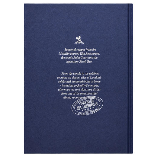【中商原版】伦敦丽思卡尔顿：菜谱 英文原版 Ritz London Cookbook John Williams Mitchell Beazley 商品图1