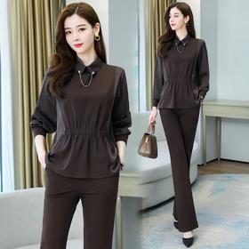 XS99756 2022早春新款时尚女装气质优雅名媛两件套洋气减龄时髦套装