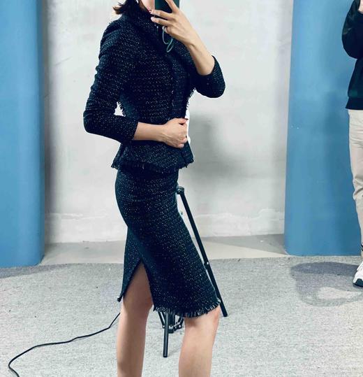 颈袖添香-套裙J7301611B立领小香套裙新款 商品图6