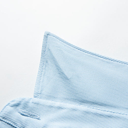 【60棉 精美刺绣】罗蒙春夏男装长袖衬衫男士正装商务通勤职业装棉质免烫衬衣男 商品图5