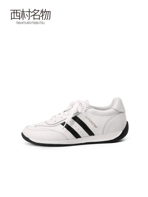 西村名物2022春季新款阿甘鞋低帮流行软底浅口小白鞋帆布鞋T22AM19731 商品图1