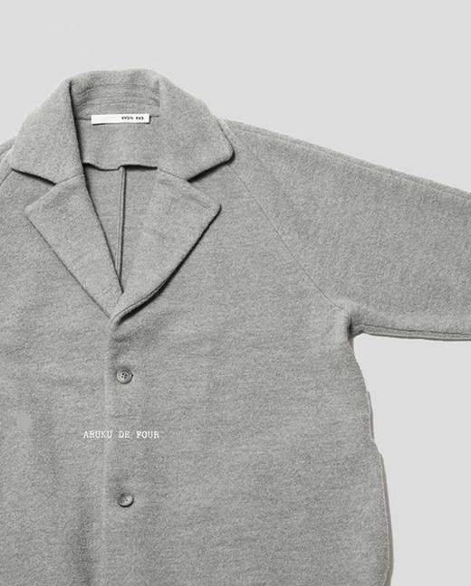 evam eva灰色米白羊毛大衣 商品图8