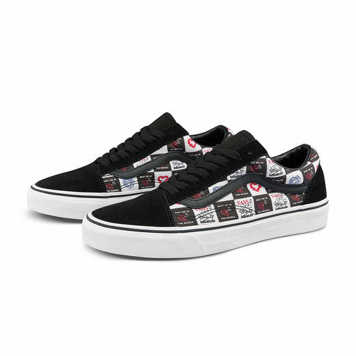 VANS个性爱心棋盘格男女Old Skool板鞋VN0A5JMIB0A 商品图1