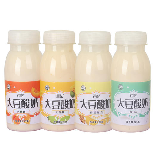 豆妃素酸奶  富含活性益生菌 助消化 元气满满小瓶装205g/瓶  大瓶装900g/瓶 商品图7