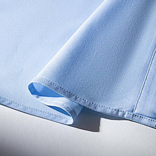 【专柜定制款 微弹竹纤维】罗蒙春夏长袖衬衫男士正装商务通勤百搭职业装抗皱衬衣 商品图8