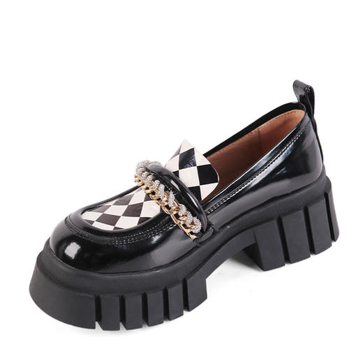 弗洛丹尼2022圆头超轻厚底时尚女鞋 D225436 商品图1