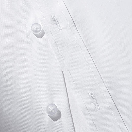 【精美刺绣】罗蒙春秋款男士长袖衬衫纯色简约商务正装职业工装衬衣通勤衬衫男 商品图13