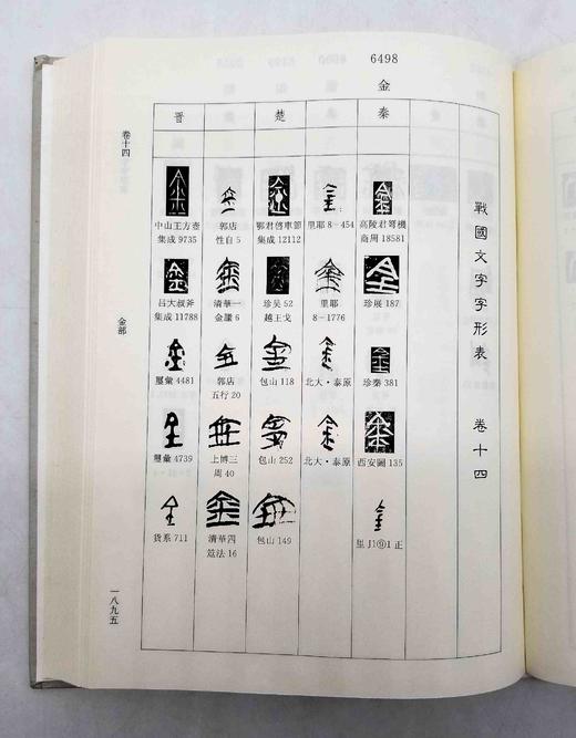 古汉字字形表系列，16开，精装，品相9成：

《商代文字字形表》，定价：248元，售价124元；

《西周文字字形表》，定价：228元，售价114元；

《春秋文字字形表》，定价：238元，售价119 商品图11