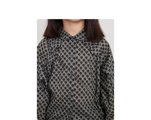 江南布衣婴童  22年春装新品长袖衬衣   1MB271020 商品图7