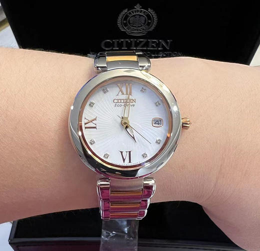 Citizen/西铁城 珍藏版光动能Marne女表 EO1116-57A 商品图2
