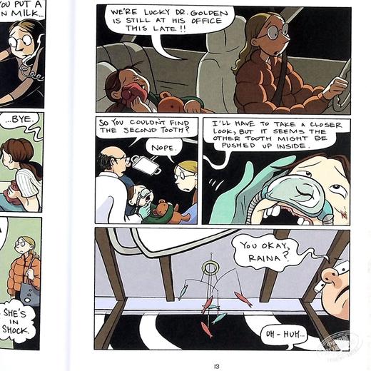 【中商原版】Raina Telgemeier作品三本套装：微笑/姐妹/勇气 英文原版 Smile, Sisters, and Guts: The Box Set 商品图9