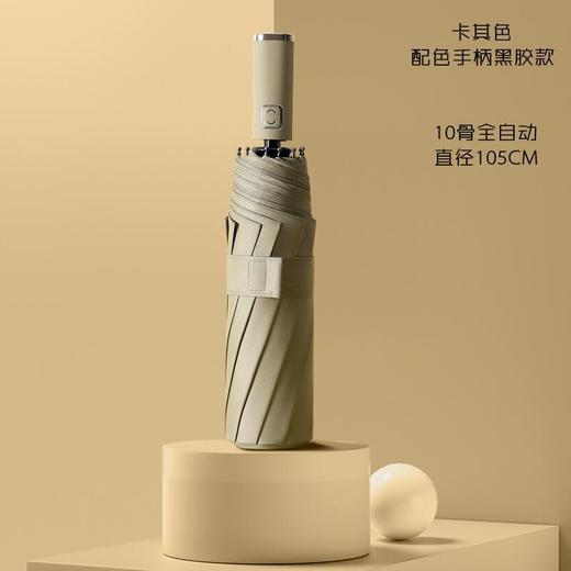【全自动反向伞 强反光 便携安全】三折叠晴雨伞全自动大号太阳伞黑胶遮阳防晒防紫外线反向伞 商品图13