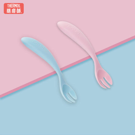 膳魔师婴幼儿餐叉创意便携卡通勺子 商品图0