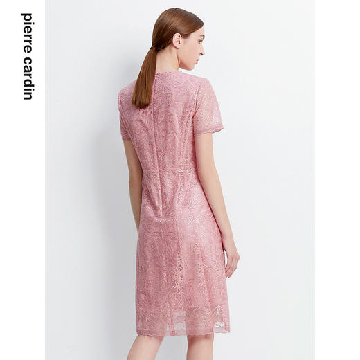 皮尔卡丹女装年夏季新款重工刺绣端庄优雅连衣裙P1255D1050F0
 商品图2