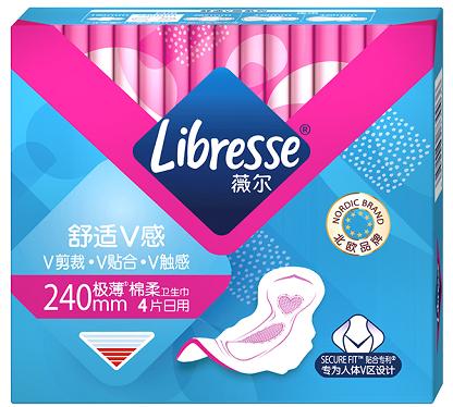 薇尔舒适V感240日用10片 商品图0