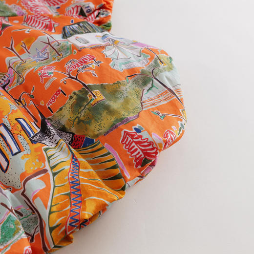 【马克珍妮 芦芙系列】夏装新款 女童艺术印花小衫220330 商品图4