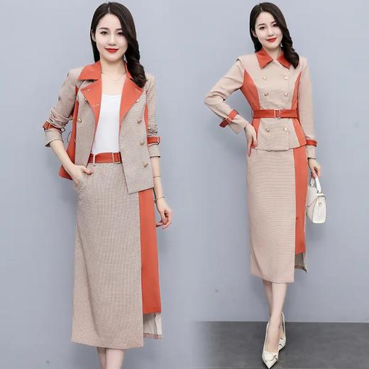 WZNH-QMC6227时尚轻奢气质显瘦职业减龄半身裙两件套 商品图2