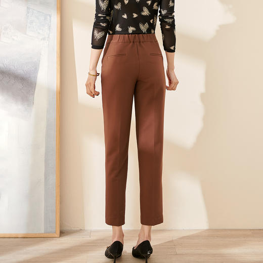 剩S 米思阳2025春季新款简约通勤OL风小脚裤气质百搭显瘦休闲裤女0114 商品图3