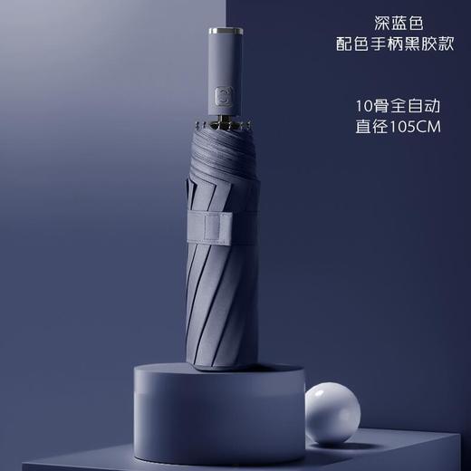 【全自动反向伞 强反光 便携安全】三折叠晴雨伞全自动大号太阳伞黑胶遮阳防晒防紫外线反向伞 商品图5