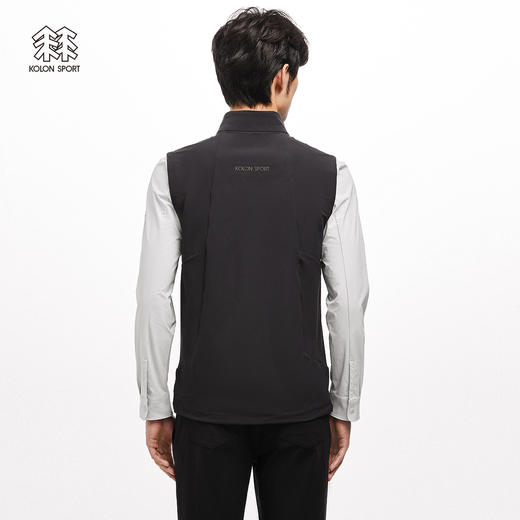 KOLONSPORT可隆马夹男款户外马甲防泼水软壳衣防风运动上衣LHVT2MN175 商品图1