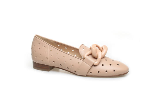 豪麟名鞋迪嘉女装羊皮革意式柔美皮鞋Z25941P粉色 商品图0