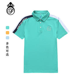 BLS-008B（PROSIMON高尔夫男款春夏短袖不对称设计翻领Polo衫