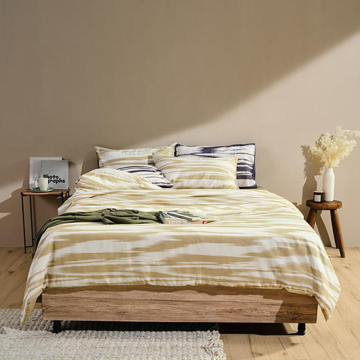 预售|新款Downland Wave Style 波纹印花四件套 220*240cm [福利品] 商品图0