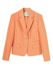 爱马仕橙小西装 修身立裁 高级耐看  米思阳春季新款气质短外套一粒扣显瘦通勤OL西装0157 商品缩略图4