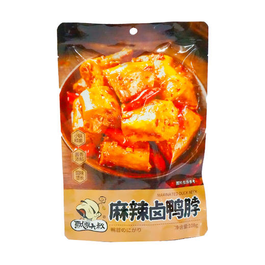 飘零大叔麻辣卤鸭脖【108g】 商品图1