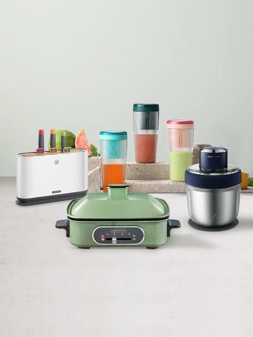 摩飞绞肉机家用电动小型多功能碎菜绞肉馅料理机不锈钢辅食搅拌机 商品图2