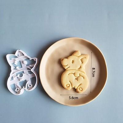 烘焙模具 3D立体动物饼干切模 柯基四叶草等饼干模具糖霜饼干模 商品图1