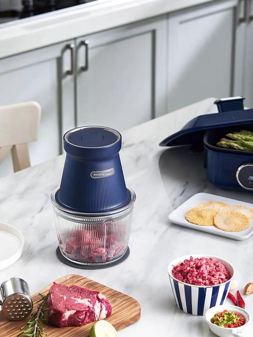 摩飞绞肉机家用无线辅食电动小型料理机多功能绞菜碎肉搅拌机绞馅MR9402 商品图0