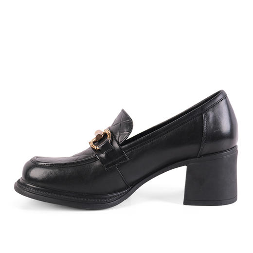 弗洛丹尼2022圆头超轻中跟时尚女鞋 D225578 商品图8