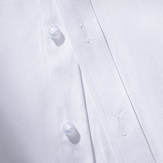 【精美刺绣】罗蒙春秋款男士长袖衬衫经典纯色商务正装职业工装上班通勤长袖衬衫男 商品图6