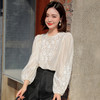 衬衫女薄款早春2022新款设计感小众泡泡袖上衣  YYM571 商品缩略图2