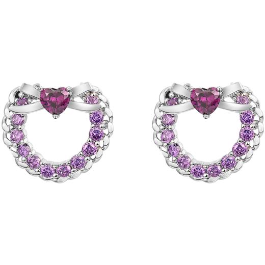 ZEGL设计师爱心耳环女新款潮耳钉高级感轻奢925银针耳饰品 商品图7