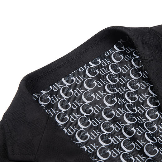 GOOD LUCK/德鲨雅致菠萝针挑洞提花英伦棋盘格肌理图案西装外套LY25211-810 商品图5