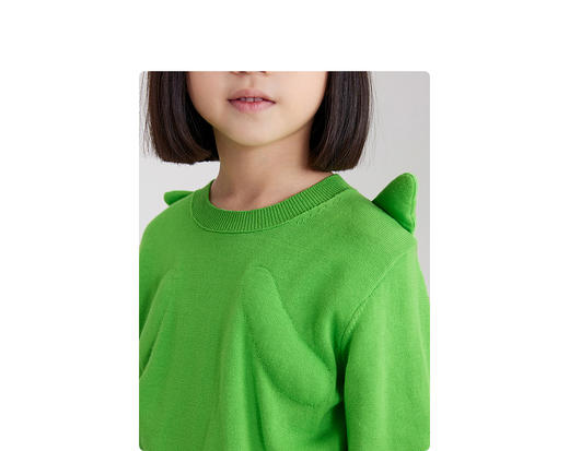 江南布衣婴童  22年春装新品  长袖套头毛衫 1MB331120 商品图4