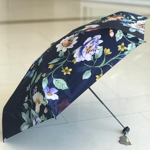 优品堂《浅夏花开》五折黑胶“全遮光”防紫外线遮阳伞 商品图14
