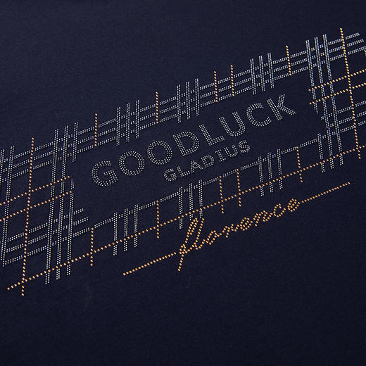 GOOD LUCK/德鲨棉质混纺舒适柔软百搭三色可选圆领长袖T恤LY22201 商品图7