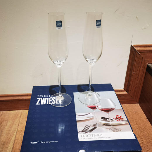 德国SCHOTT肖特音韵香槟杯240ml双只装（笛形） 商品图1