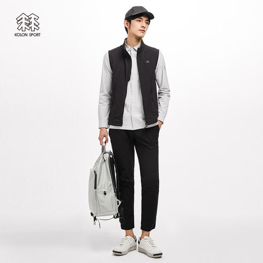 KOLONSPORT可隆马夹男款户外马甲防泼水软壳衣防风运动上衣LHVT2MN175 商品图4