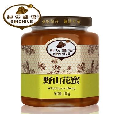 神农蜂语野山花蜂蜜500g/罐【产地直发】 商品图0