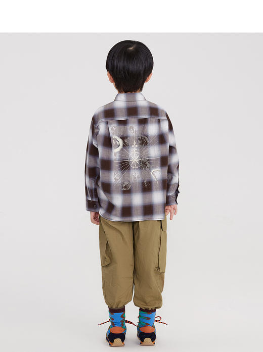 江南布衣婴童  22年春装新品 长袖衬衫   1MB273020 商品图2