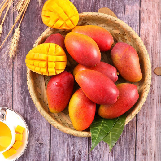 百里家的芒果 海南芒果 自然长 不捂不催不用药 核小肉厚 纯甜多汁 一个枝一个果 |百里食 商品图1