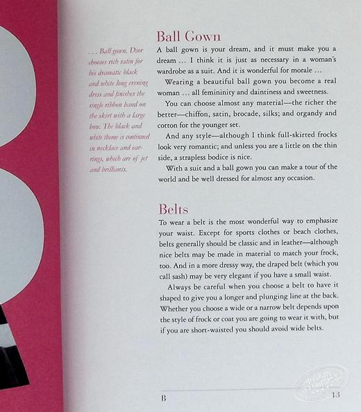时尚小词典 英文原版 Little Dictionary of Fashion A Guide to Dress Sense for Every Woman 服装设计 剪裁 商品图7