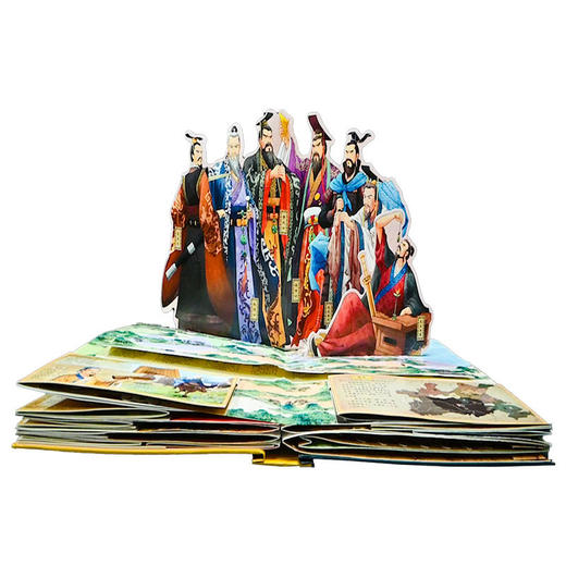 《打开历史》 7个超大立体2个精巧小立体1000道手工工序 全景震撼还原中国史立体书 商品图2