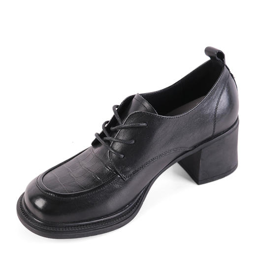 弗洛丹尼2022圆头超轻中跟时尚女鞋 D225579 商品图6