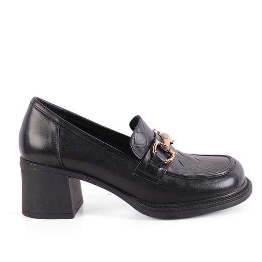 弗洛丹尼2022圆头超轻中跟时尚女鞋 D225578 商品图9