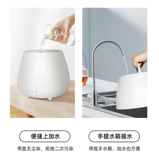 日本sezze西哲加湿器家用静音HB-M30孕妇婴儿香薰卧室办公室除菌净空气 商品图3